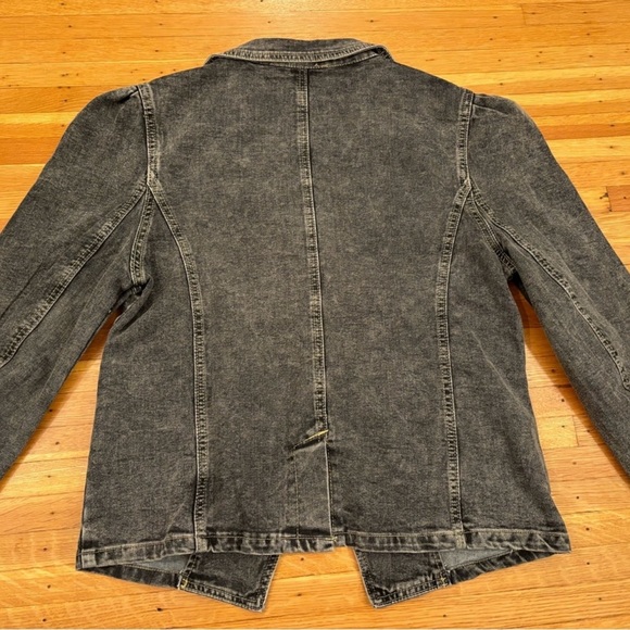 Savanna Jane Gray Gadet Style Jacket Med NWT - Picture 4 of 4